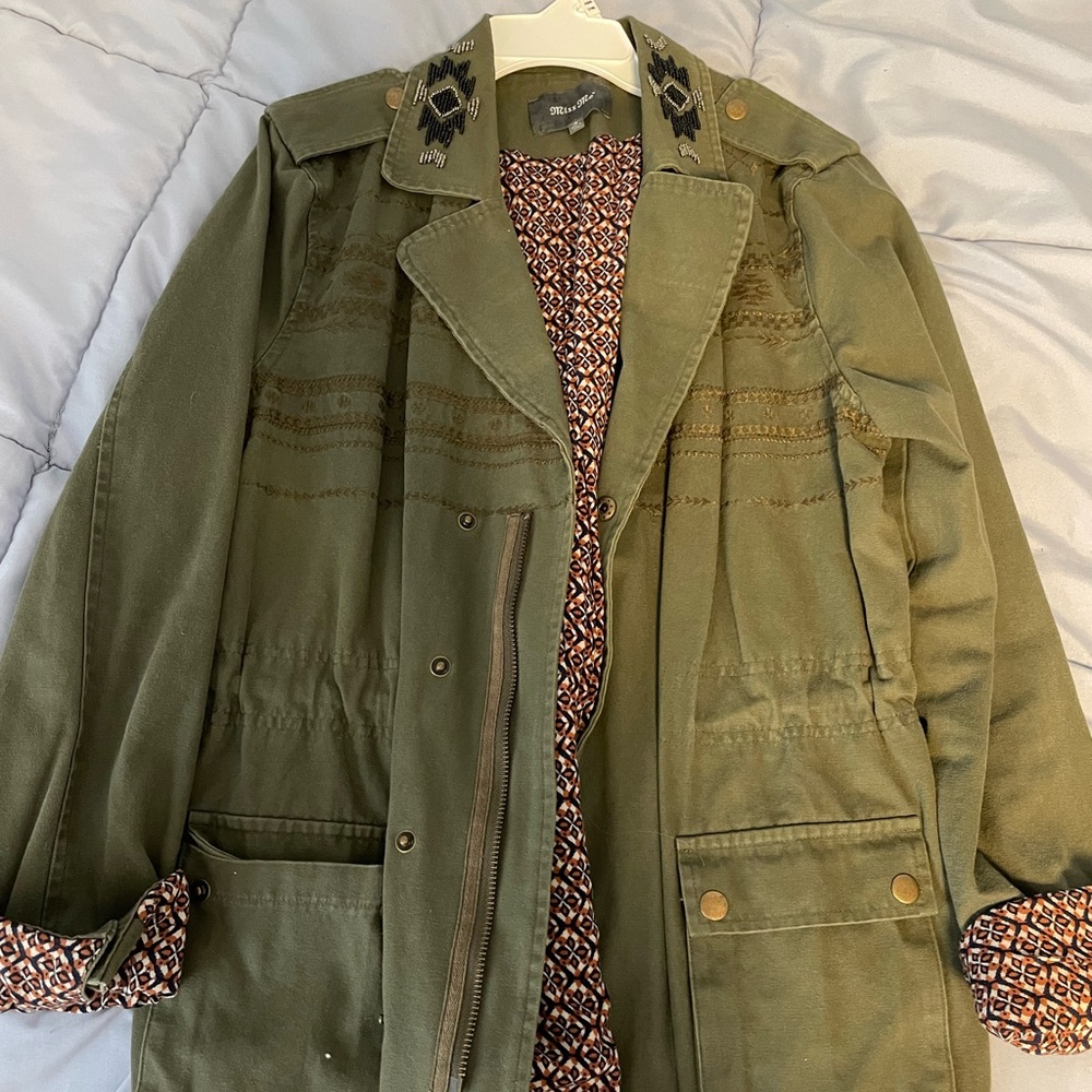 Boutique Army Green Jacket